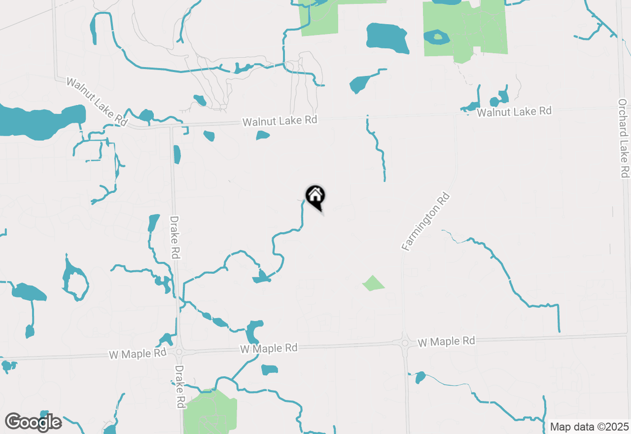 Map of 5495 Kingsfield Drive, West Bloomfield, MI 48322