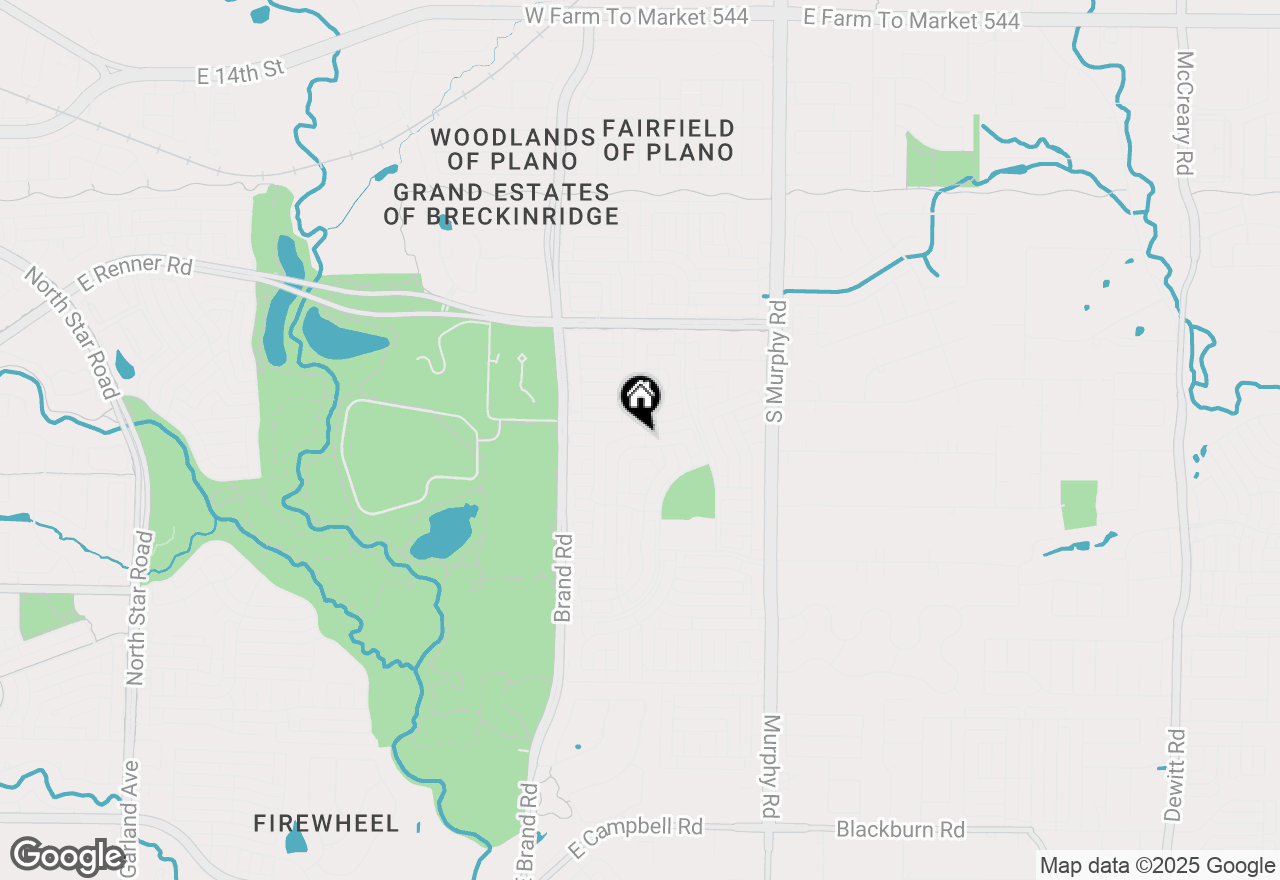 Map of 5507 Stonehenge Drive, Richardson, TX 75082