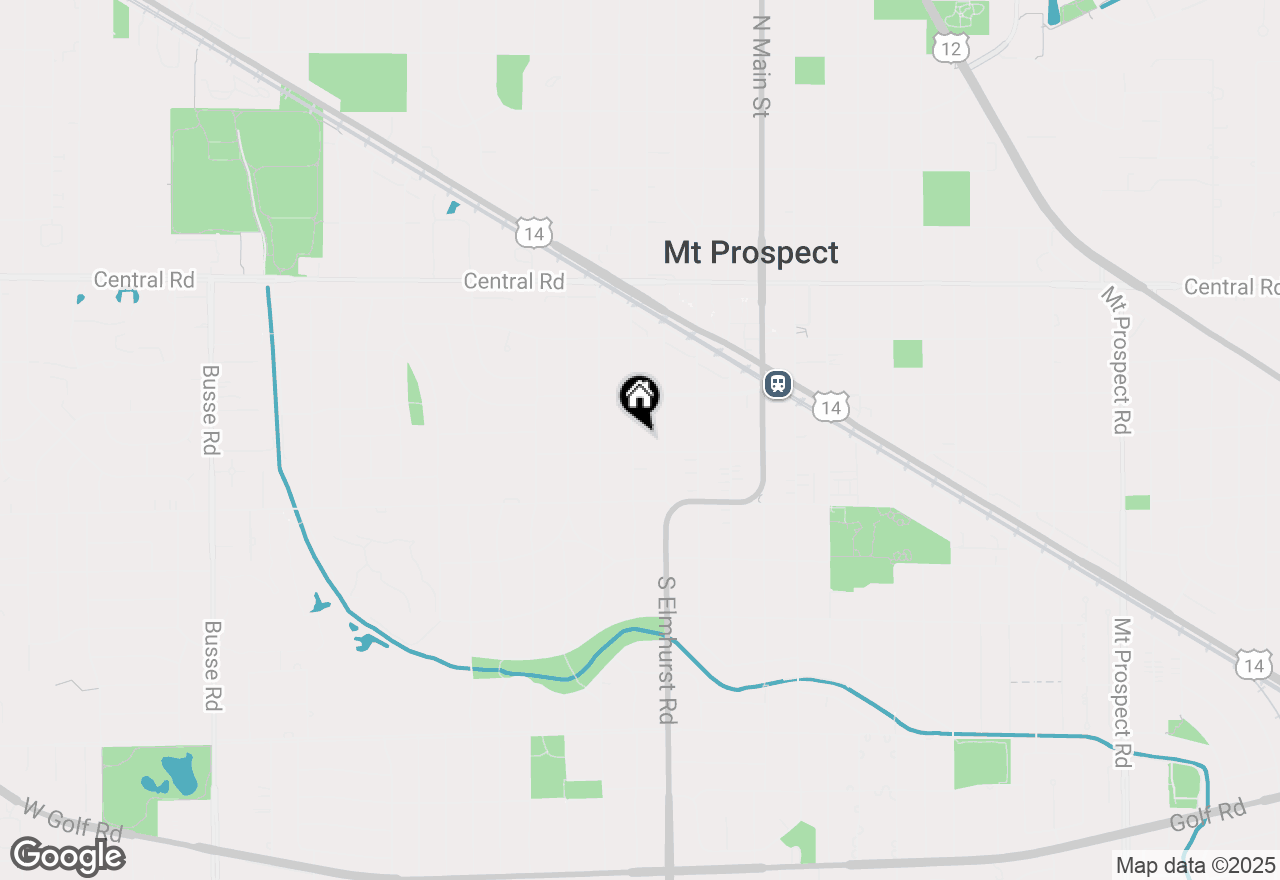 Map of 219 S I Oka Avenue, Mount Prospect, IL 60056