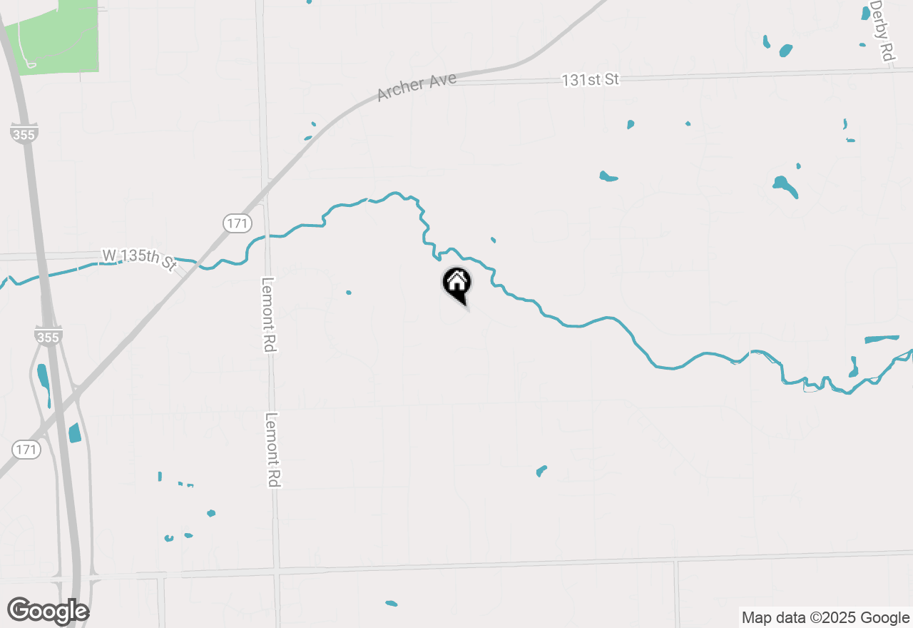 Map of 13641 Pheasant Circle, Homer Glen, IL 60491