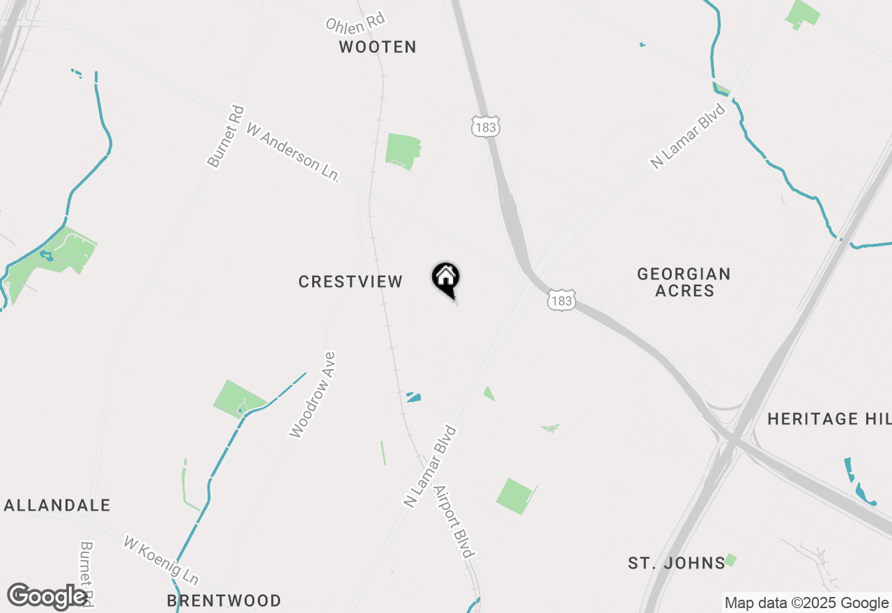 Map of 1009 Taulbee Ln #H, Austin, TX 78757