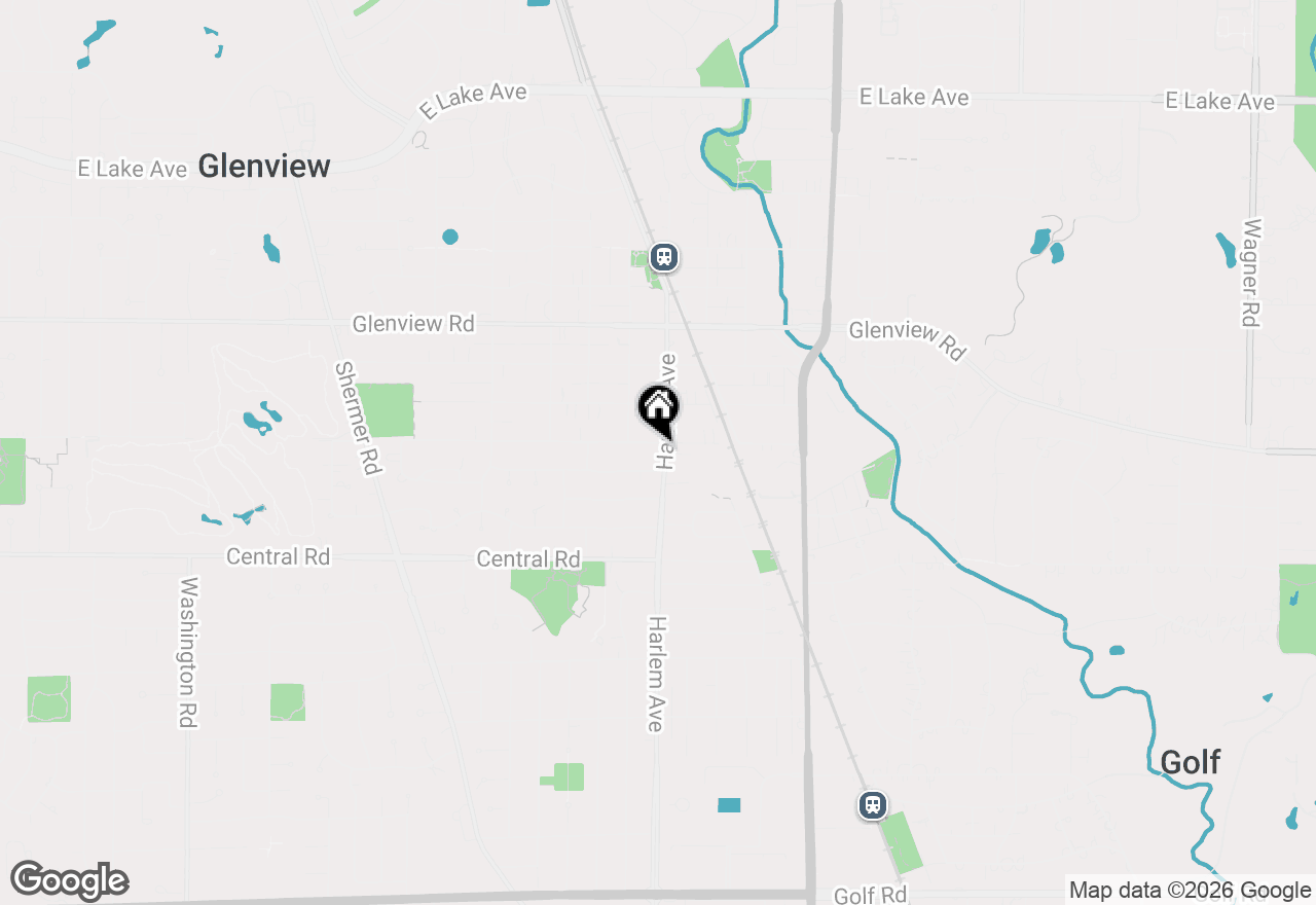 Map of 1911 Linneman Street, Glenview, IL 60025