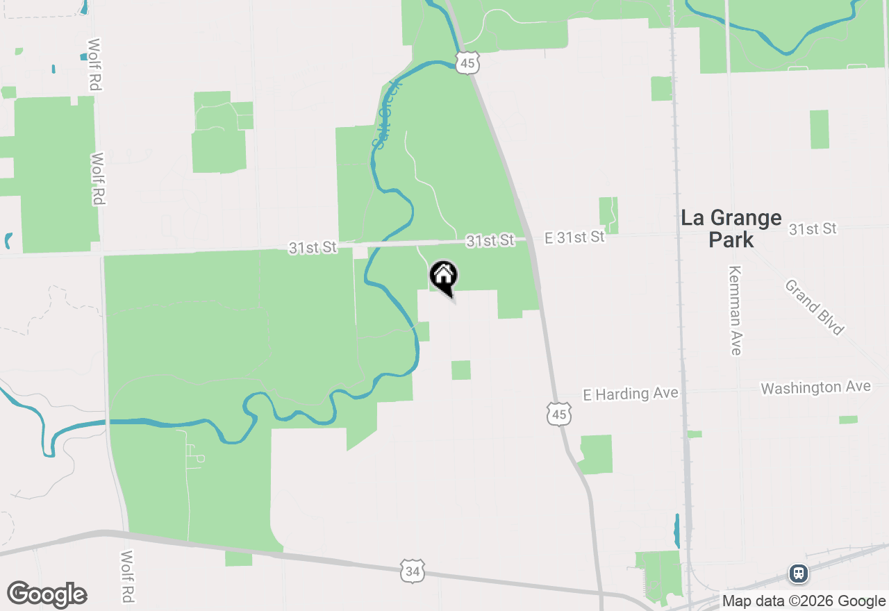 Map of 916 N Stone Avenue, La Grange Park, IL 60526