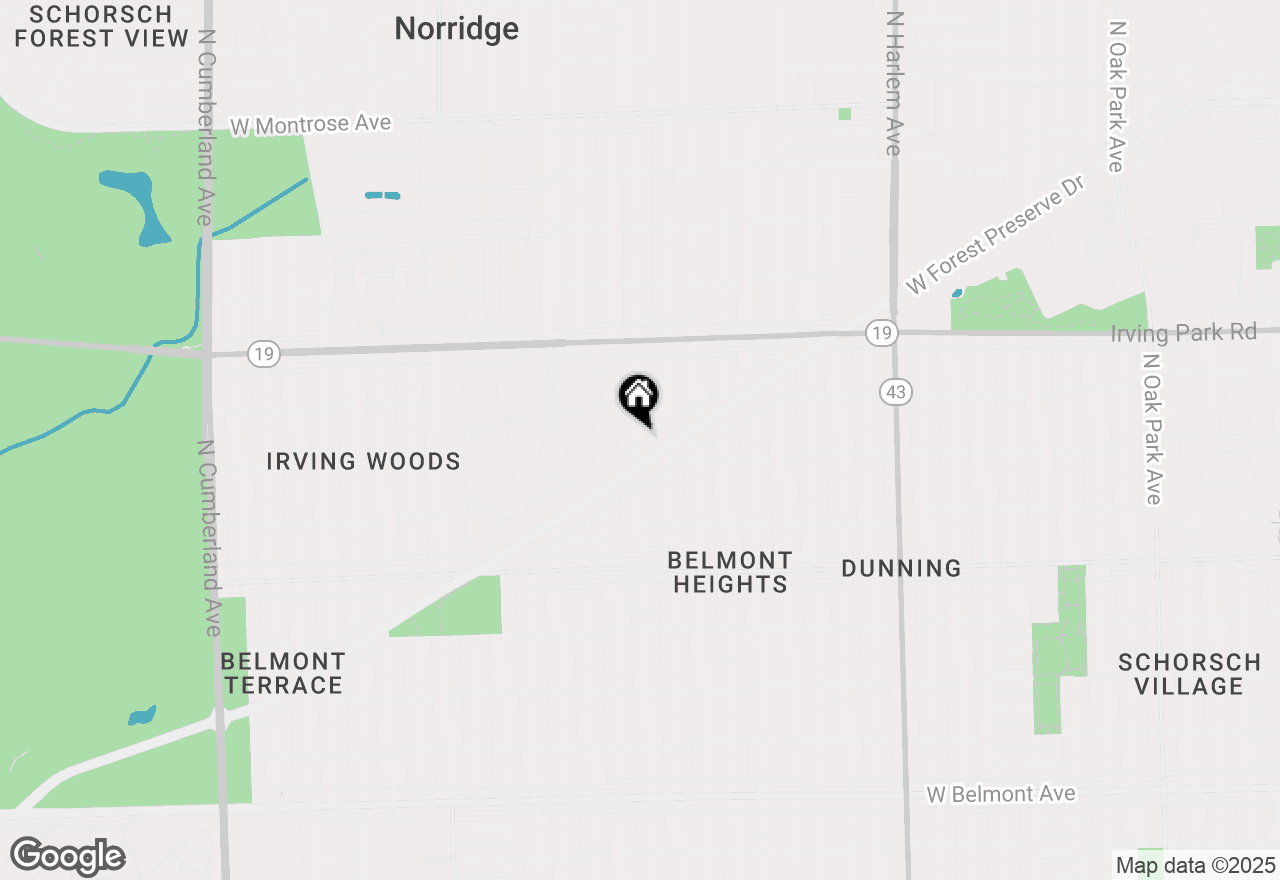 Map of 3821 N Ottawa Avenue, Chicago, IL 60634