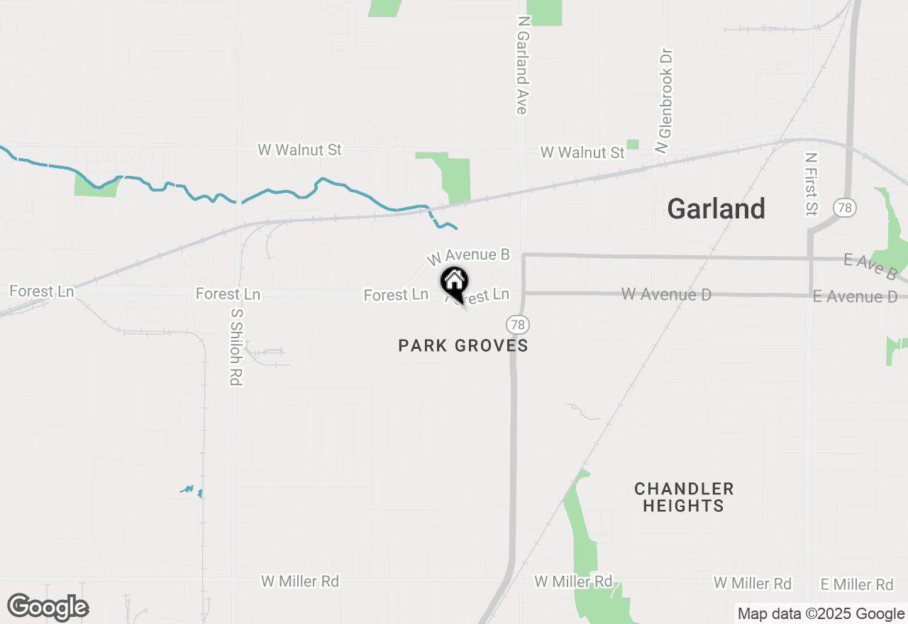 Map of 602 Marion Drive #A, Garland, TX 75042