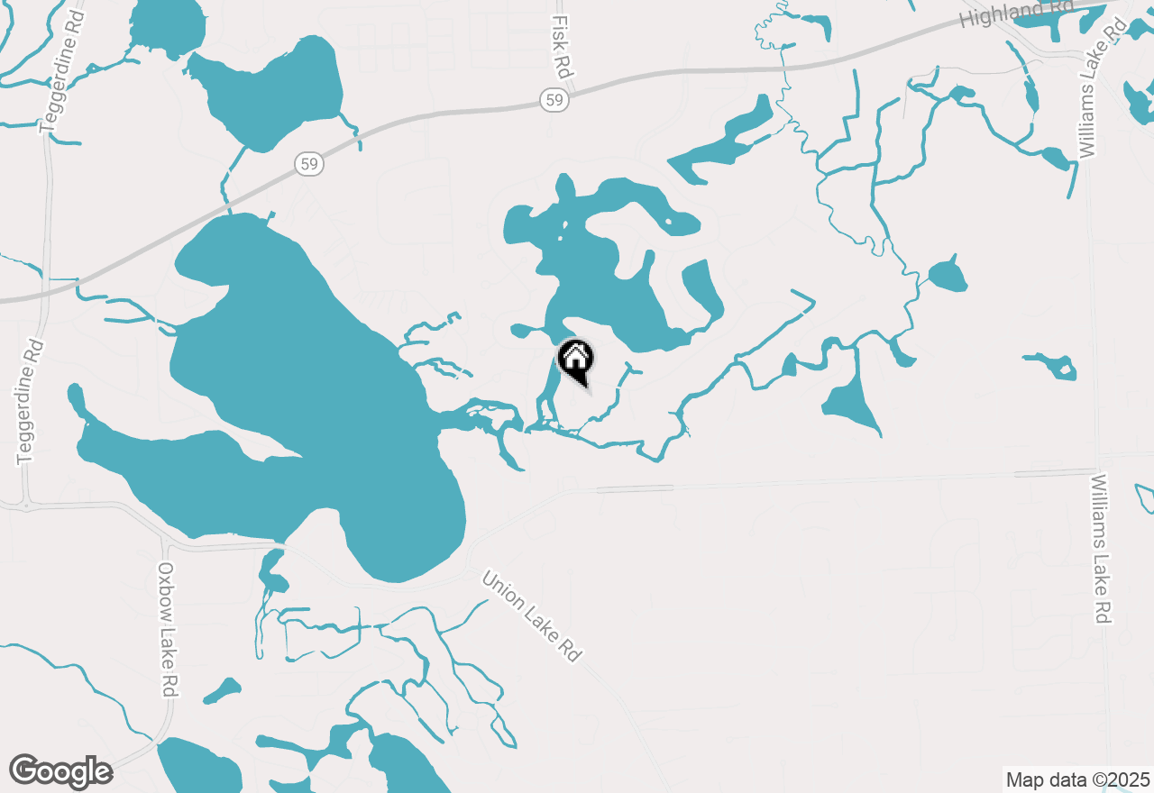 Map of 300 View Drive, White Lake, MI 48386