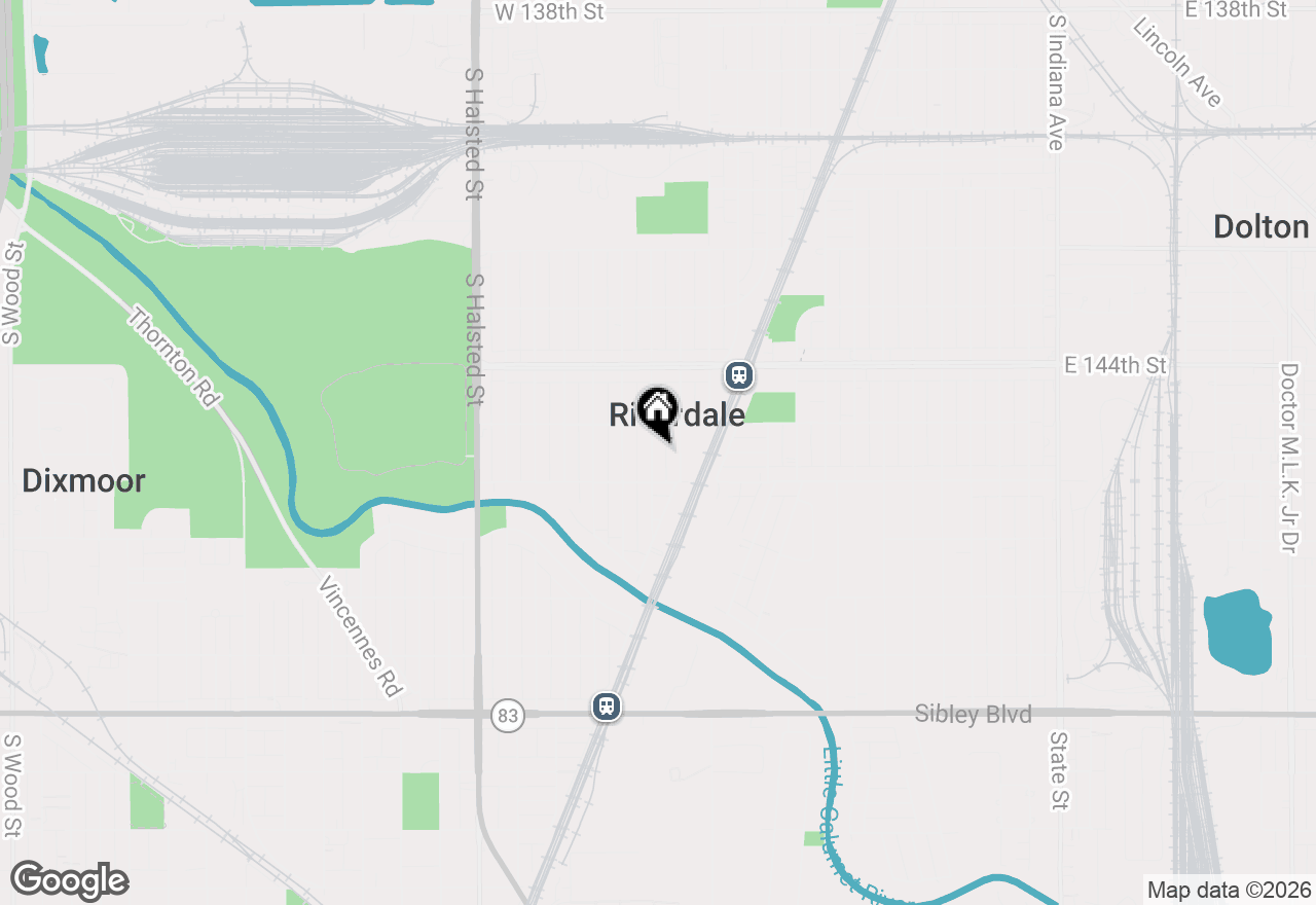 Map of 14519 S Normal Avenue, Riverdale, IL 60827