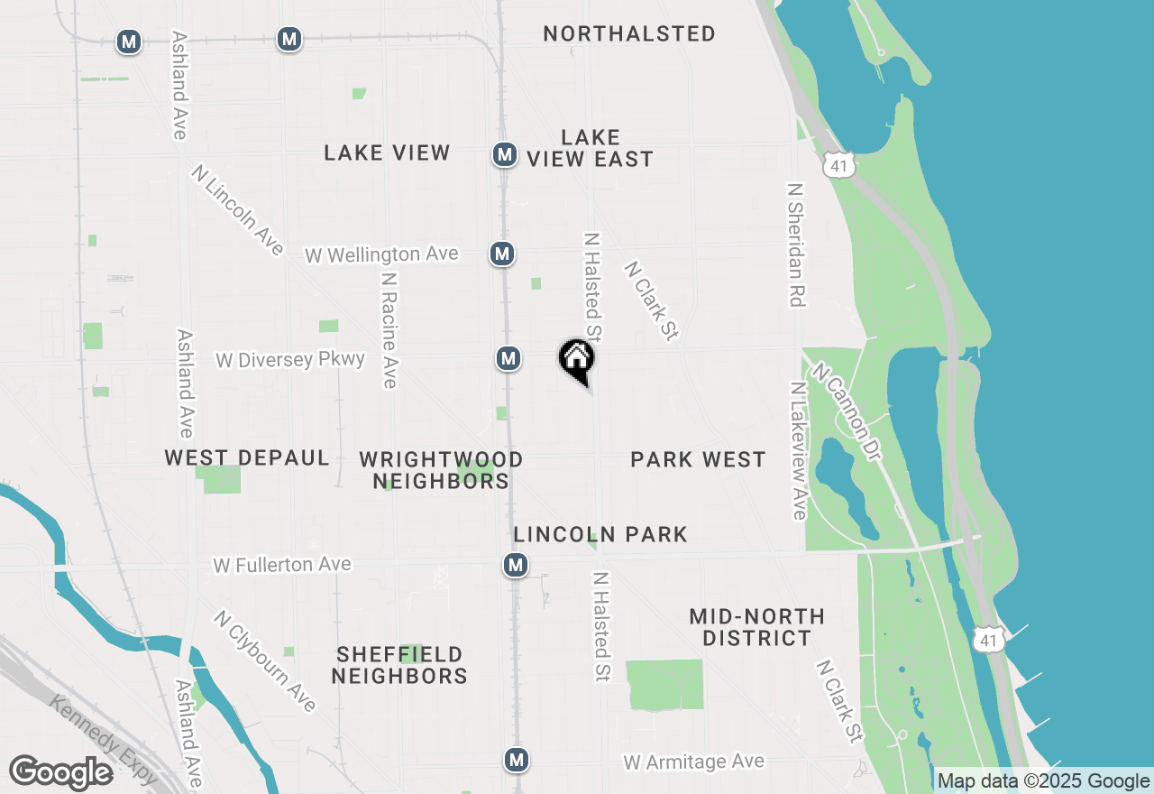 Map of 2707 N Dayton Street, Chicago, IL 60614