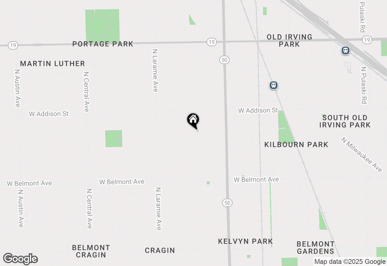 Map of 3449 N Lavergne Avenue, Chicago, IL 60641