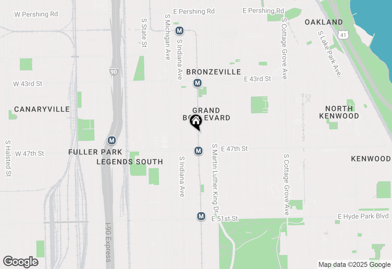 Map of 4601 S Prairie Avenue, Chicago, IL 60653