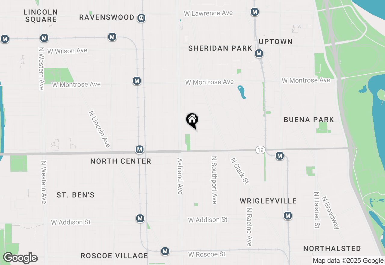 Map of 4101 N Greenview Avenue, Chicago, IL 60613