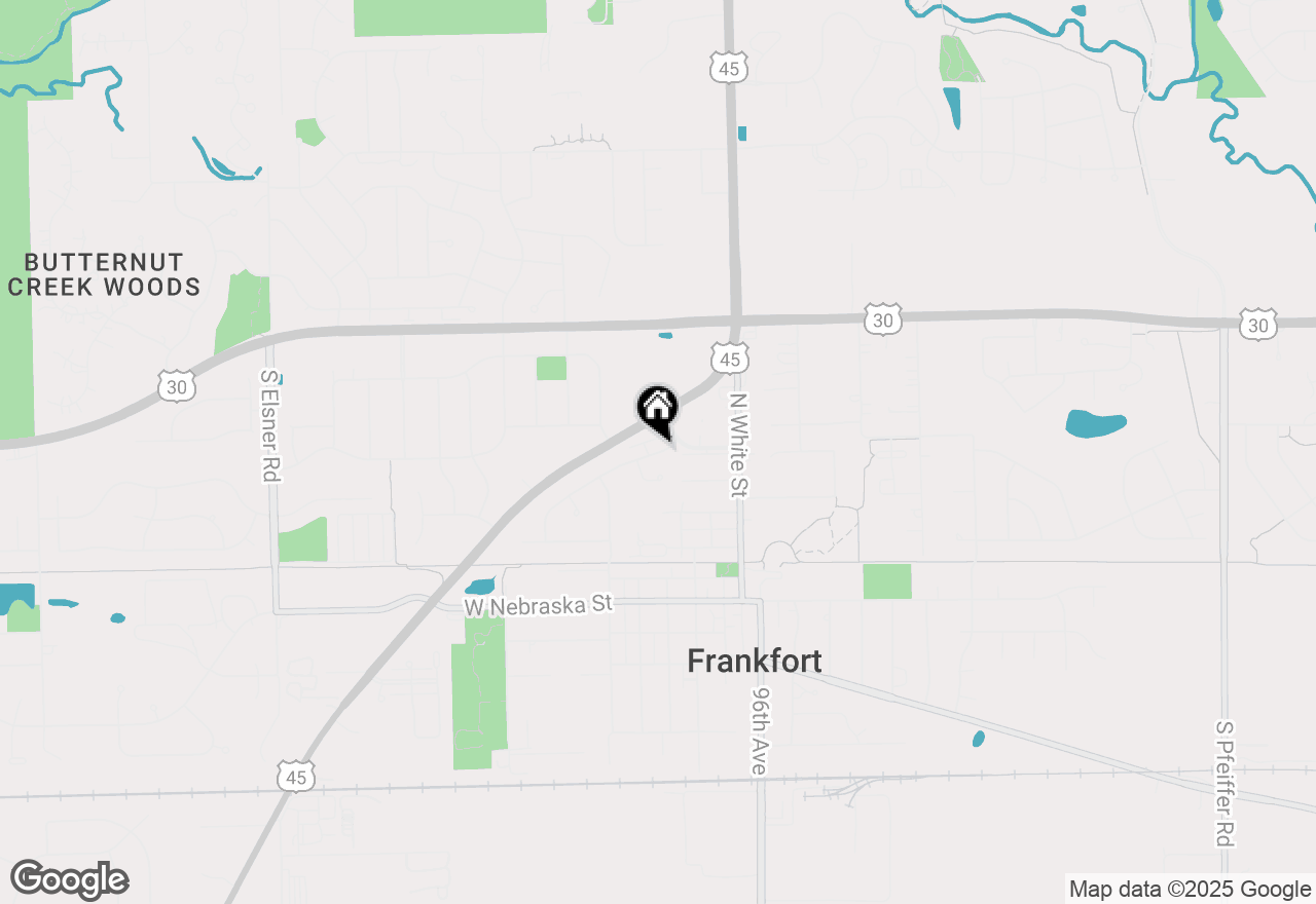 Map of 9802 Folkers Drive, Frankfort, IL 60423