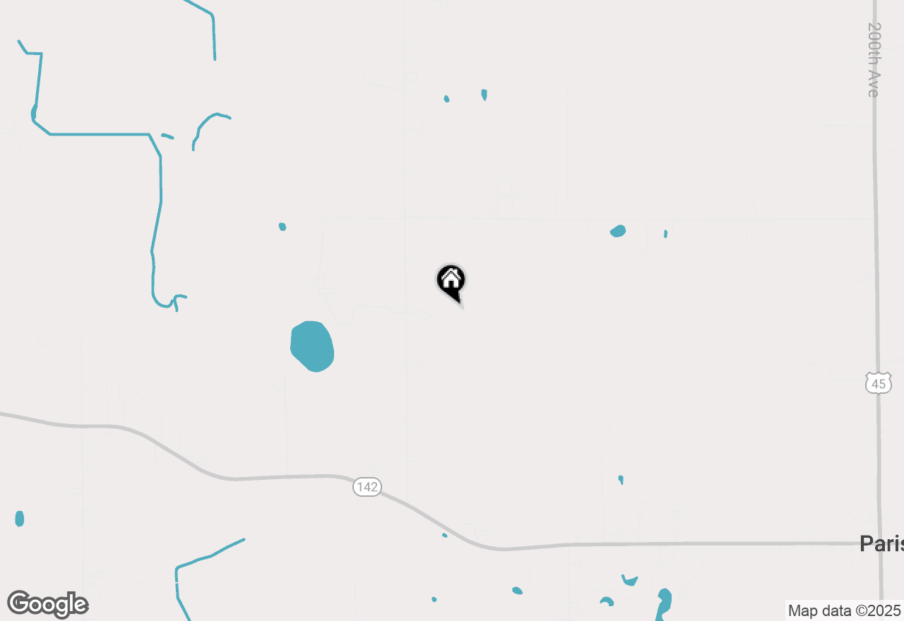Map of 1081 224th Ave, Kansasville, WI 53139