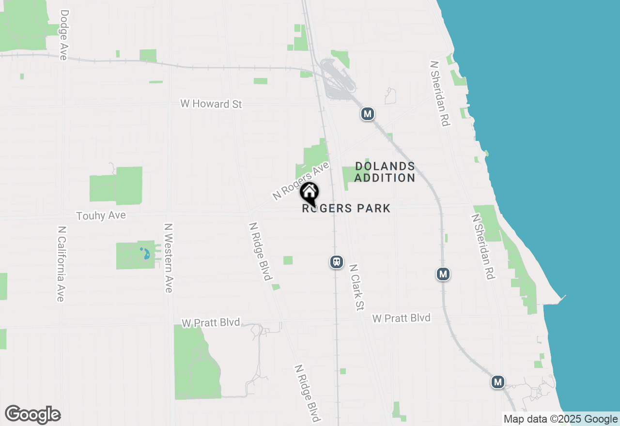 Map of 1847 W Touhy Avenue, Chicago, IL 60626