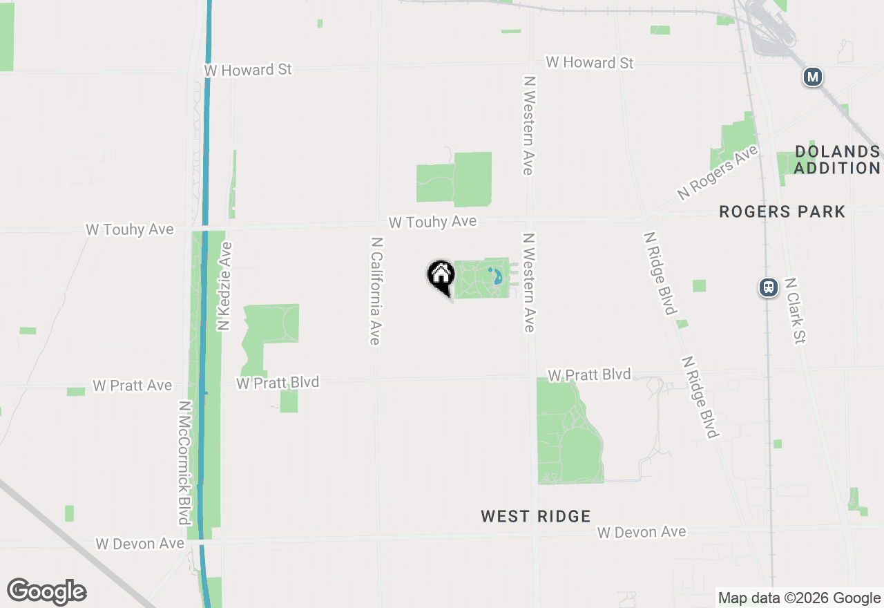 Map of 2617 W Lunt Avenue, Chicago, IL 60645