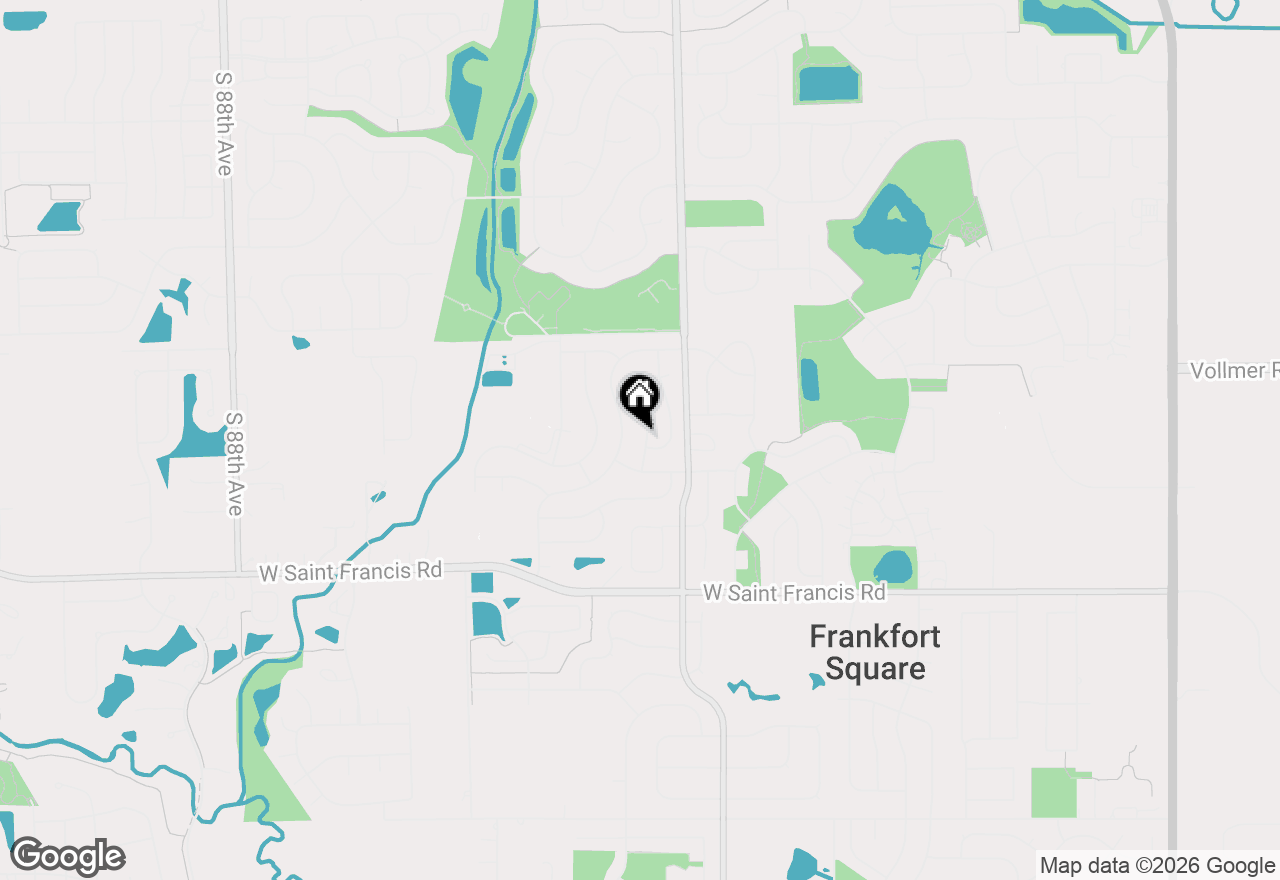 Map of 20052 S Sycamore Drive, Frankfort, IL 60423