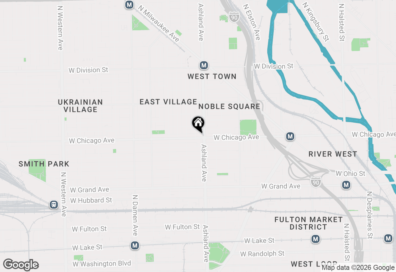 Map of 1618 W Chicago Avenue #2, Chicago, IL 60622