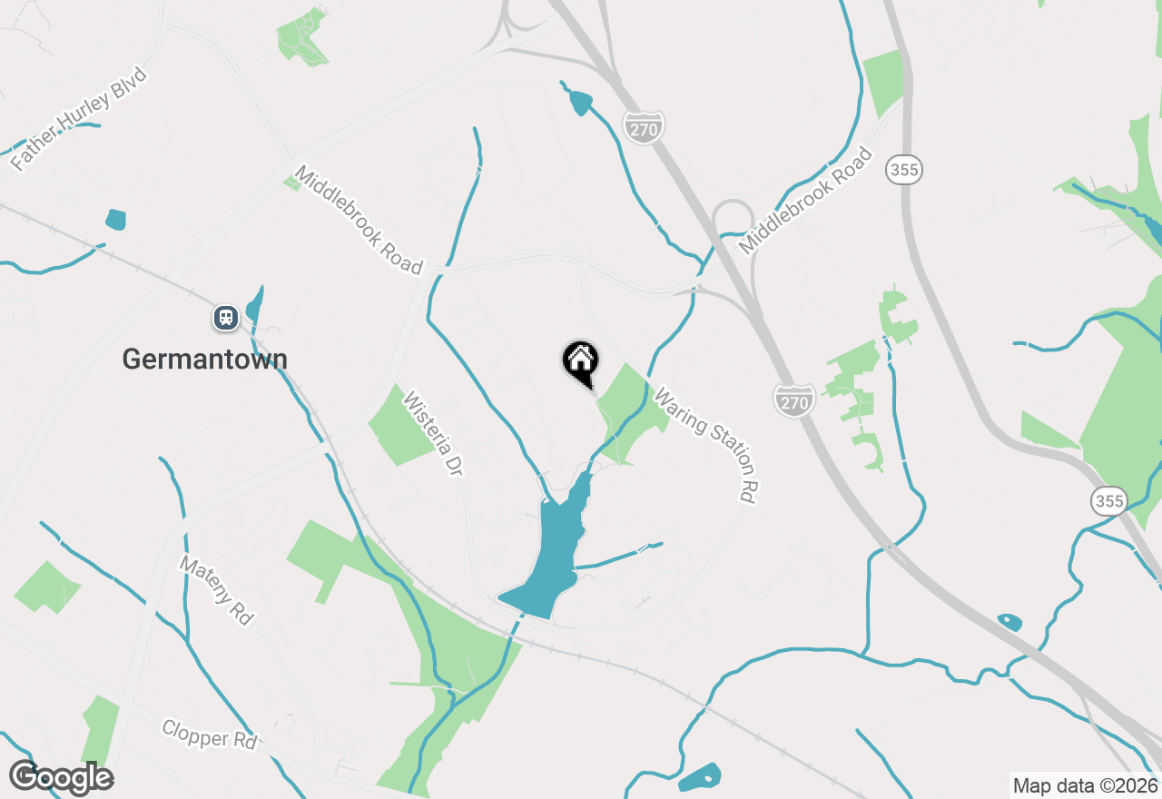 Map of 19200 Gunnerfield Lane, Germantown, MD 20874