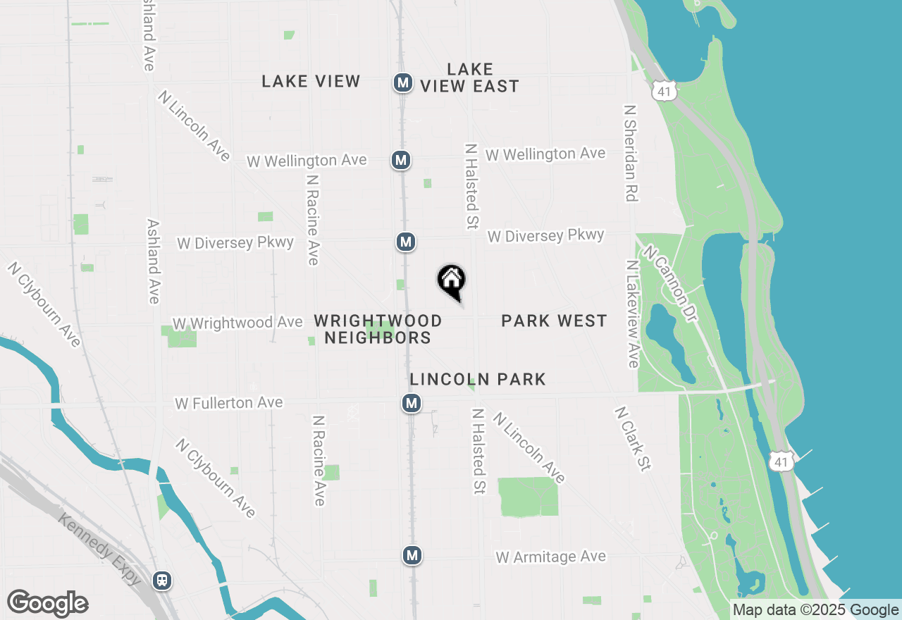 Map of 2610 N Dayton Street #2N, Chicago, IL 60614