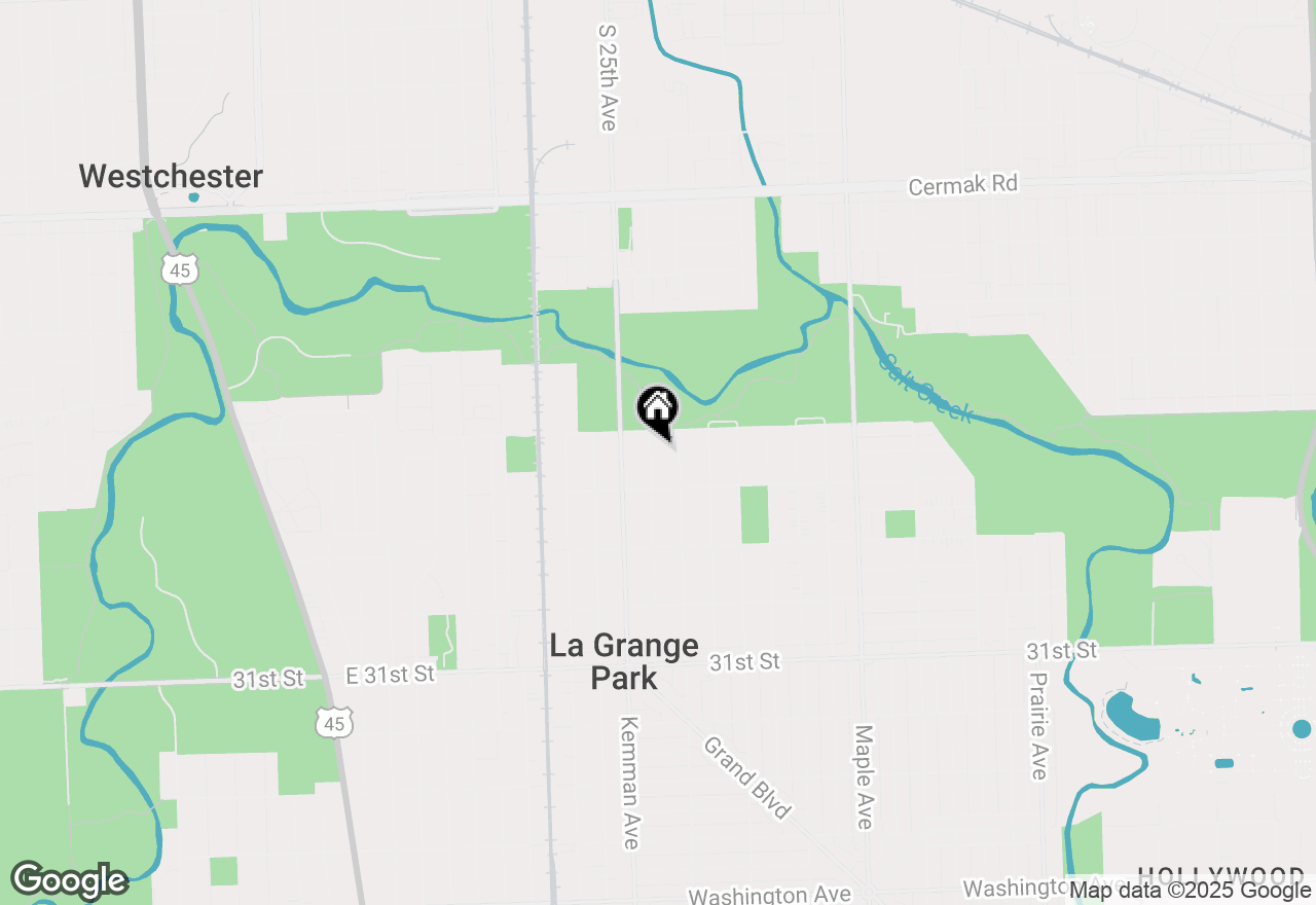 Map of 1531 Blanchan Avenue, La Grange Park, IL 60526