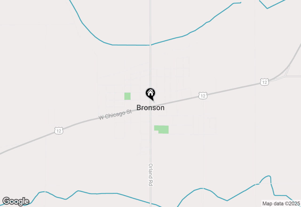 Map of 124 N Matteson Street, Bronson, MI 49028