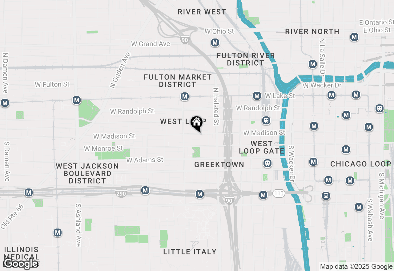 Map of 901 W Madison Street #401, Chicago, IL 60607