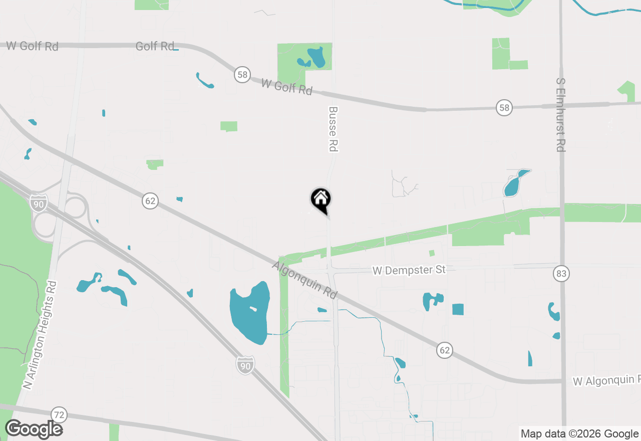 Map of 1815 Whitechapel Drive #2D, Mount Prospect, IL 60056