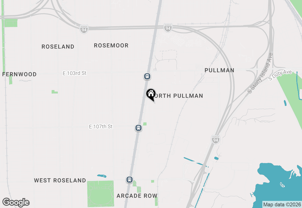 Map of 652 E 105th Place, Chicago, IL 60628