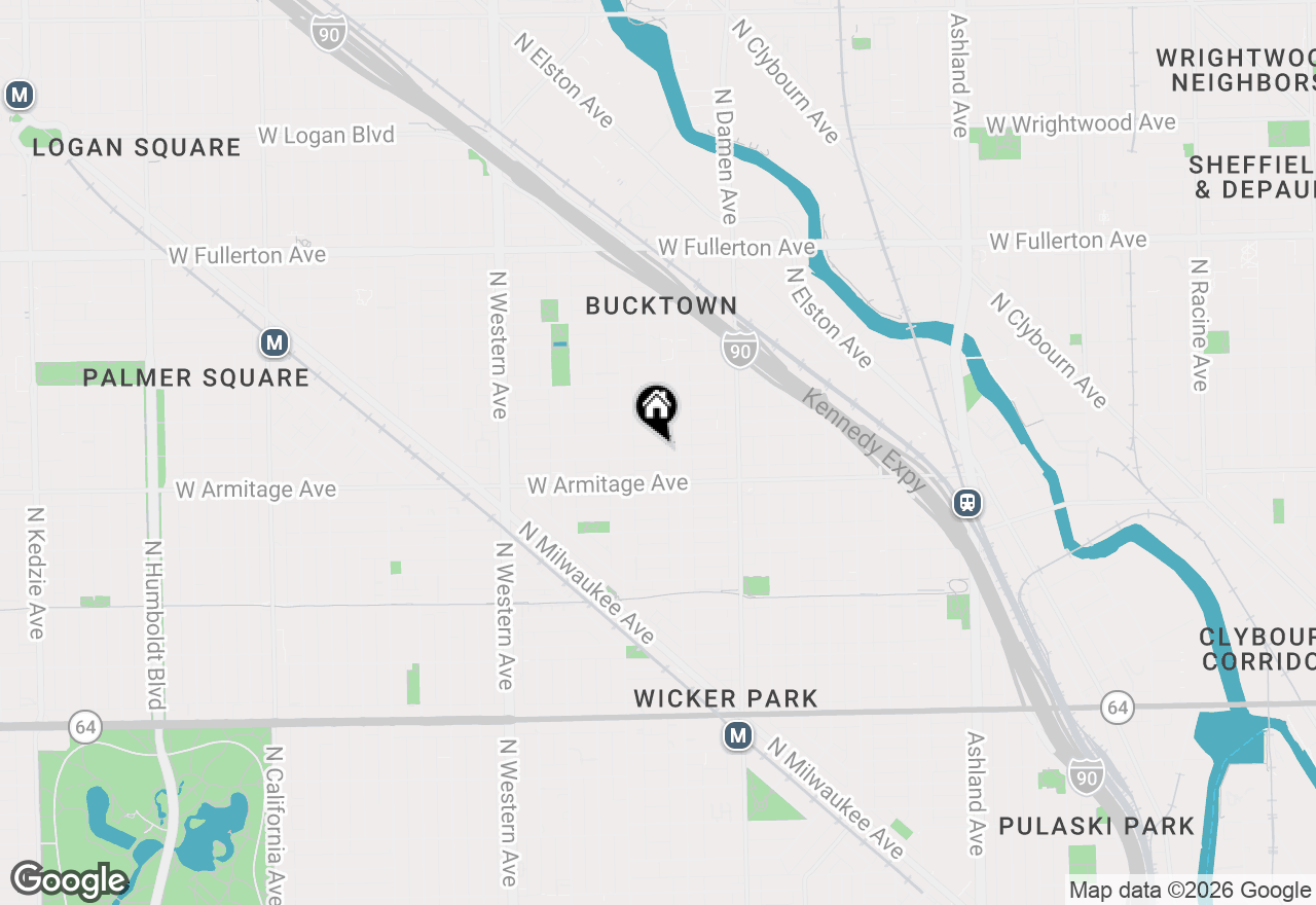 Map of 2122 W Mclean Street, Chicago, IL 60647