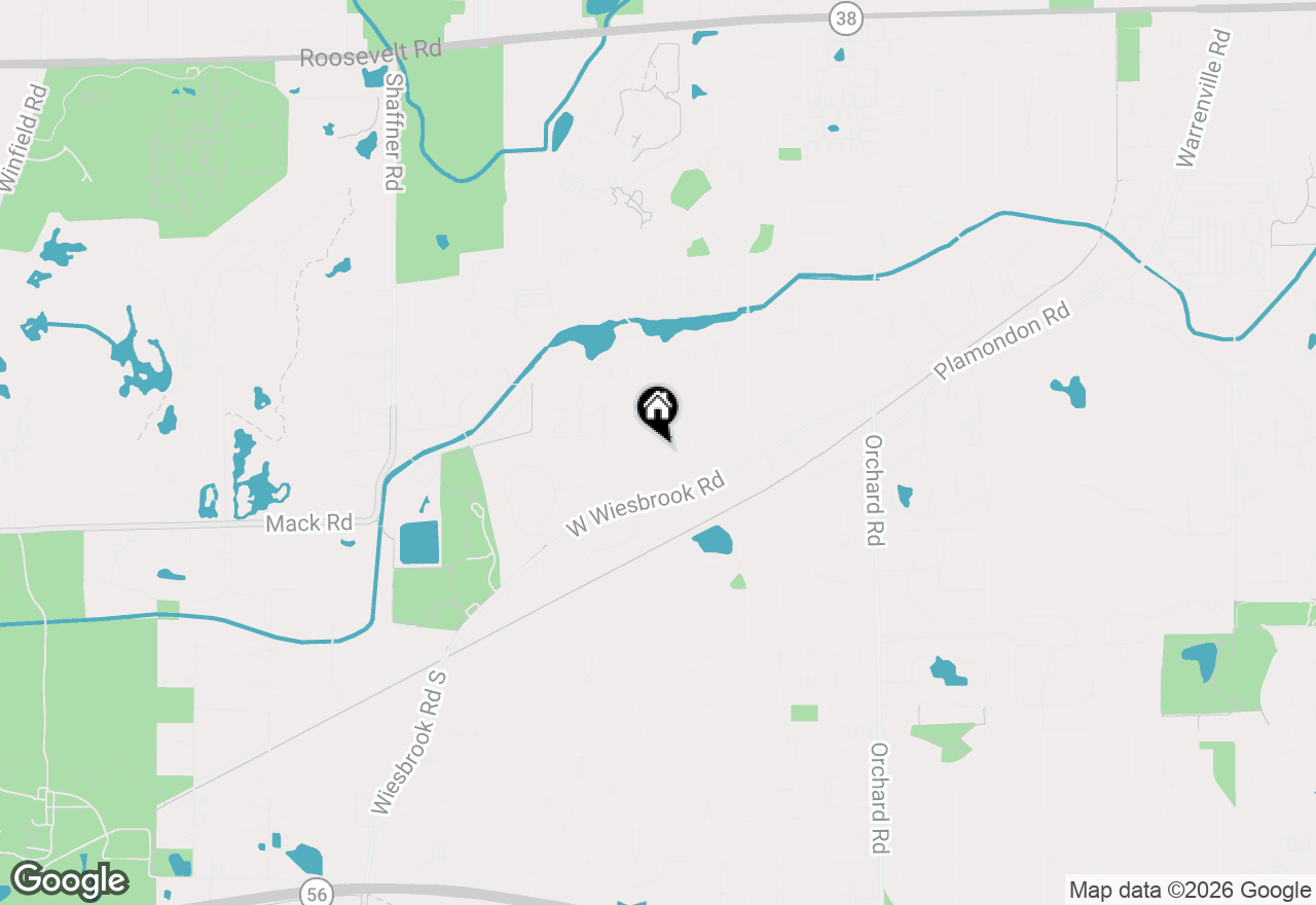 Map of 1620 Hemstock Avenue, Wheaton, IL 60189