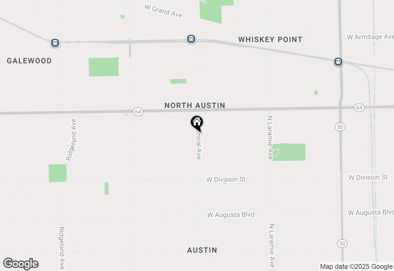 Map of 1428 N Central Avenue, Chicago, IL 60651