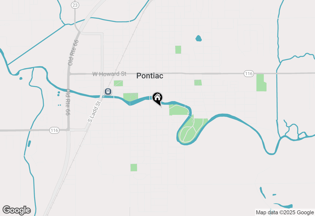 Map of 101 E Grove Street, Pontiac, IL 61764