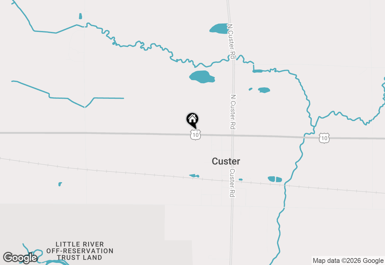 Map of 2170 E Us Highway 10, Custer, MI 49405