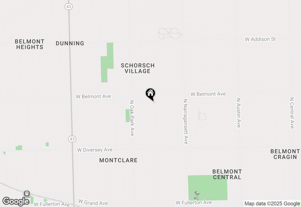 Map of 3120 N Natoma Avenue, Chicago, IL 60634