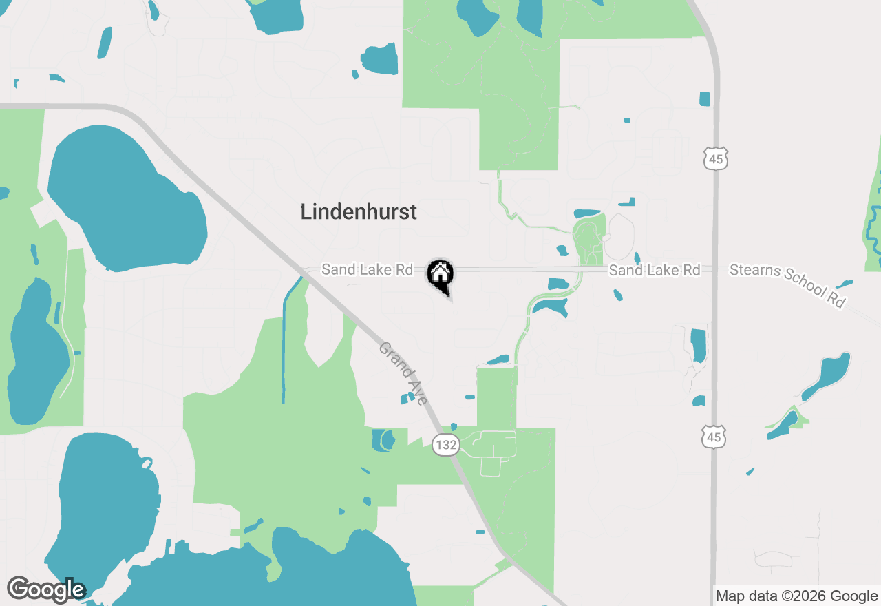 Map of 419 Deerpath Drive, Lindenhurst, IL 60046