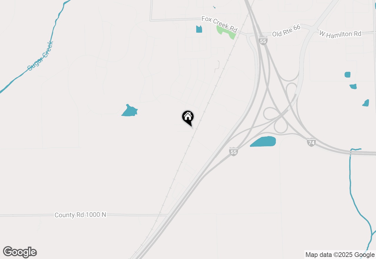 Map of 35 Winding Way, Bloomington, IL 61705