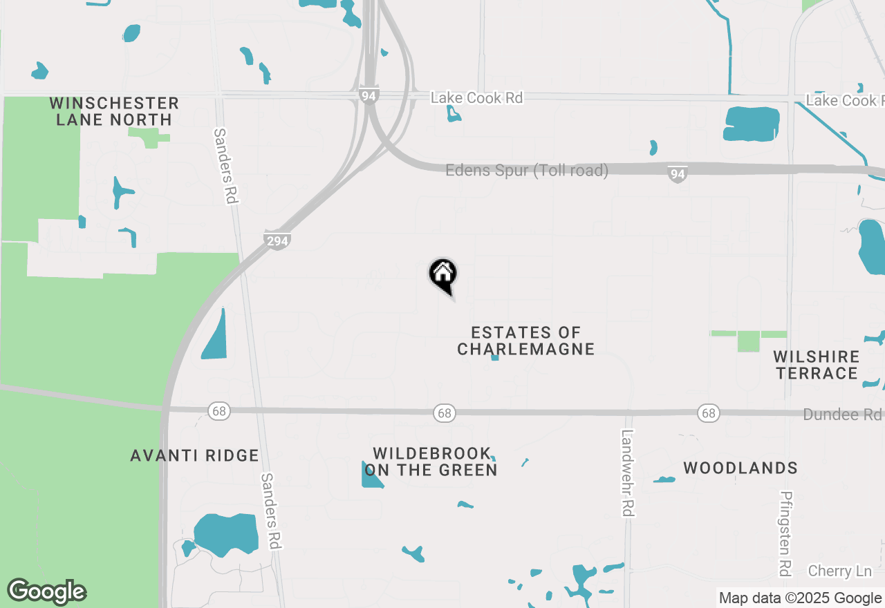 Map of 411 Anjou Drive, Northbrook, IL 60062