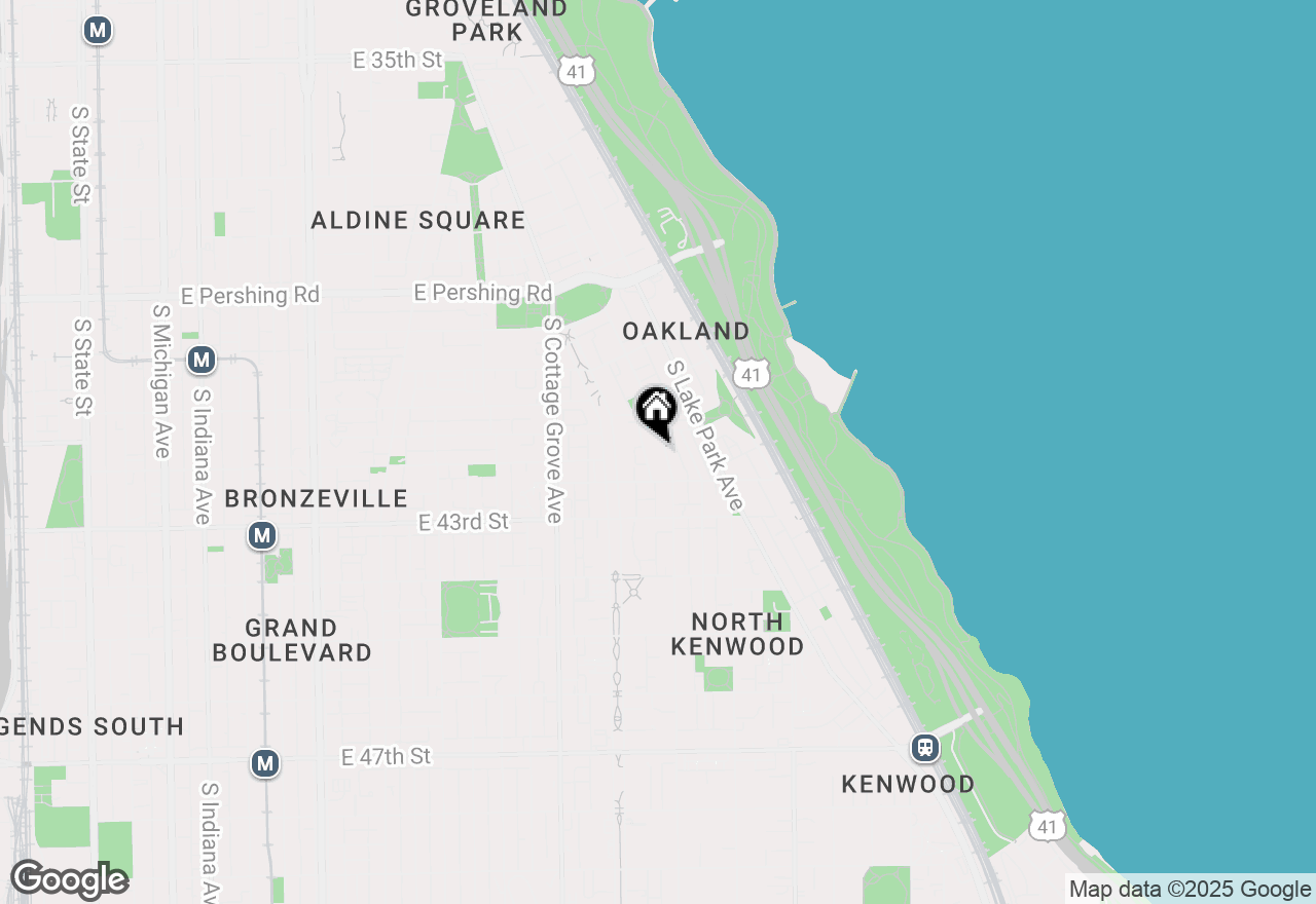 Map of 4134 S Ellis Avenue, Chicago, IL 60653