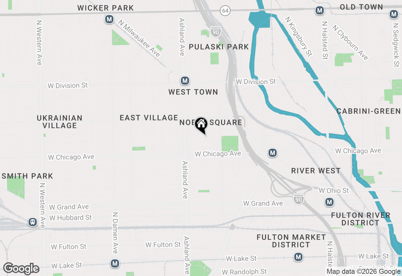 Map of 1507 W Chestnut Street, Chicago, IL 60642