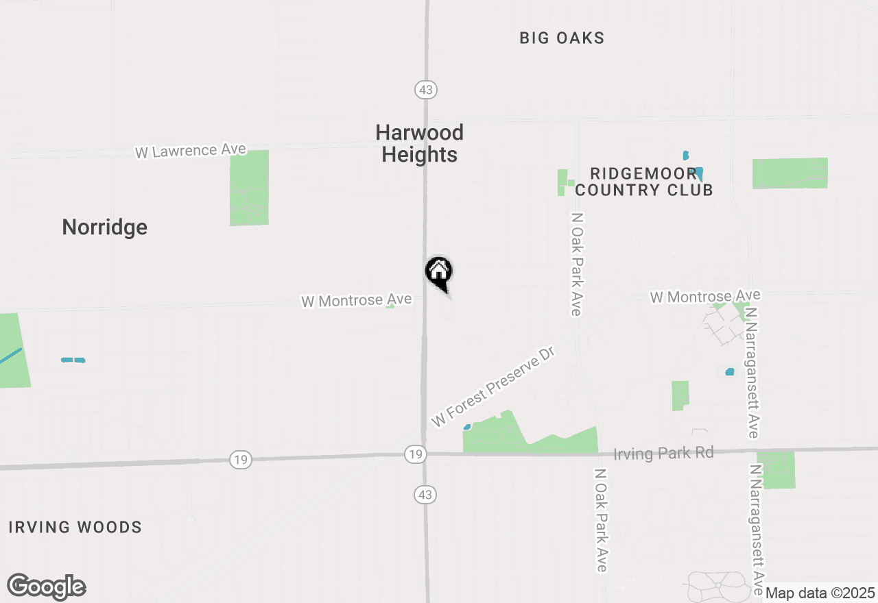 Map of 4330 N Neva Avenue #411, Norridge, IL 60706