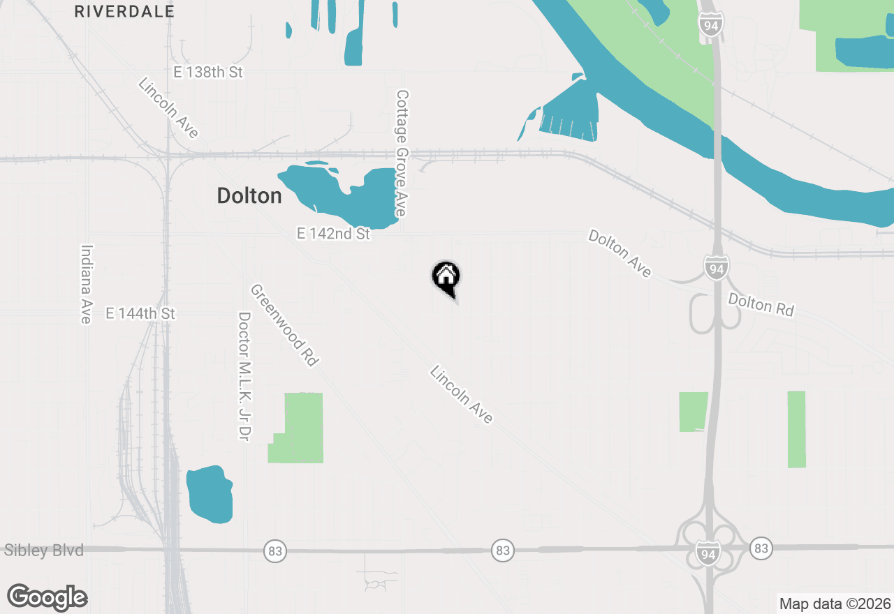 Map of 14341 Drexel Avenue, Dolton, IL 60419