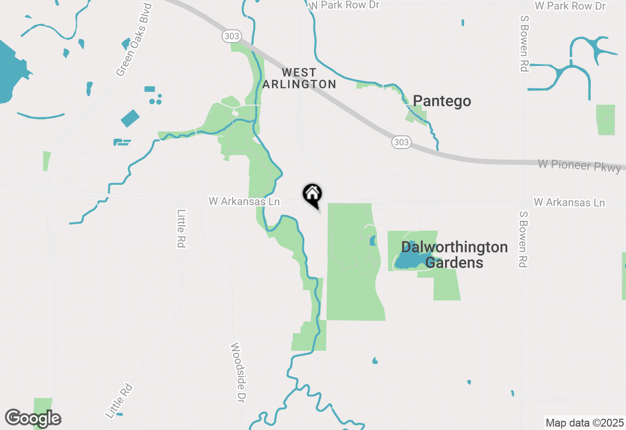 Map of 2316 Starlight Court, Arlington, TX 76016