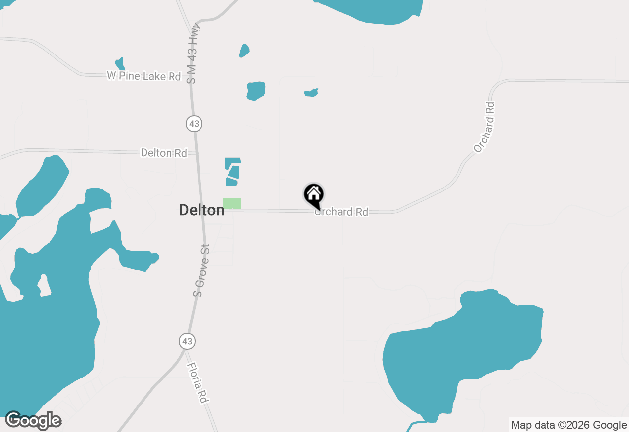 Map of 5641 E Orchard Street, Delton, MI 49046