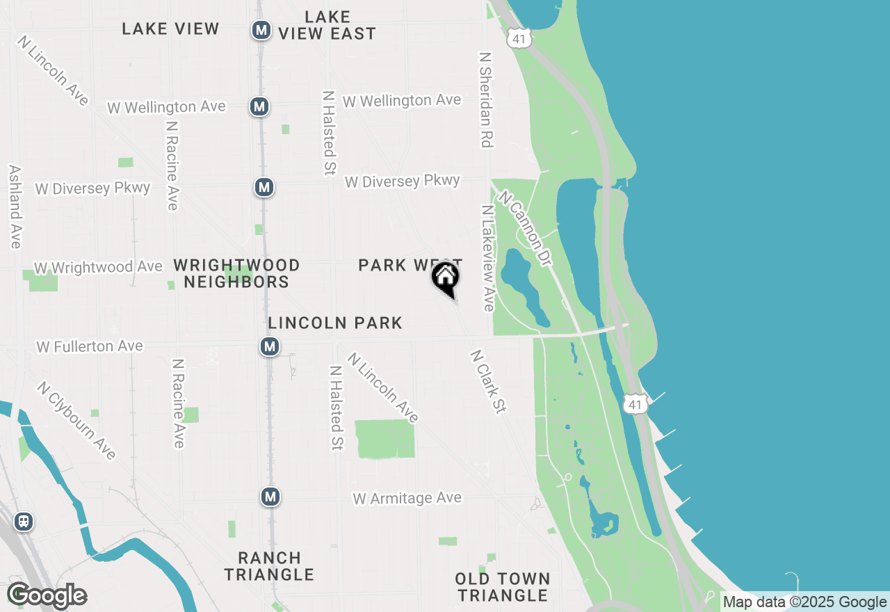 Map of 510 W Arlington Place, Chicago, IL 60614
