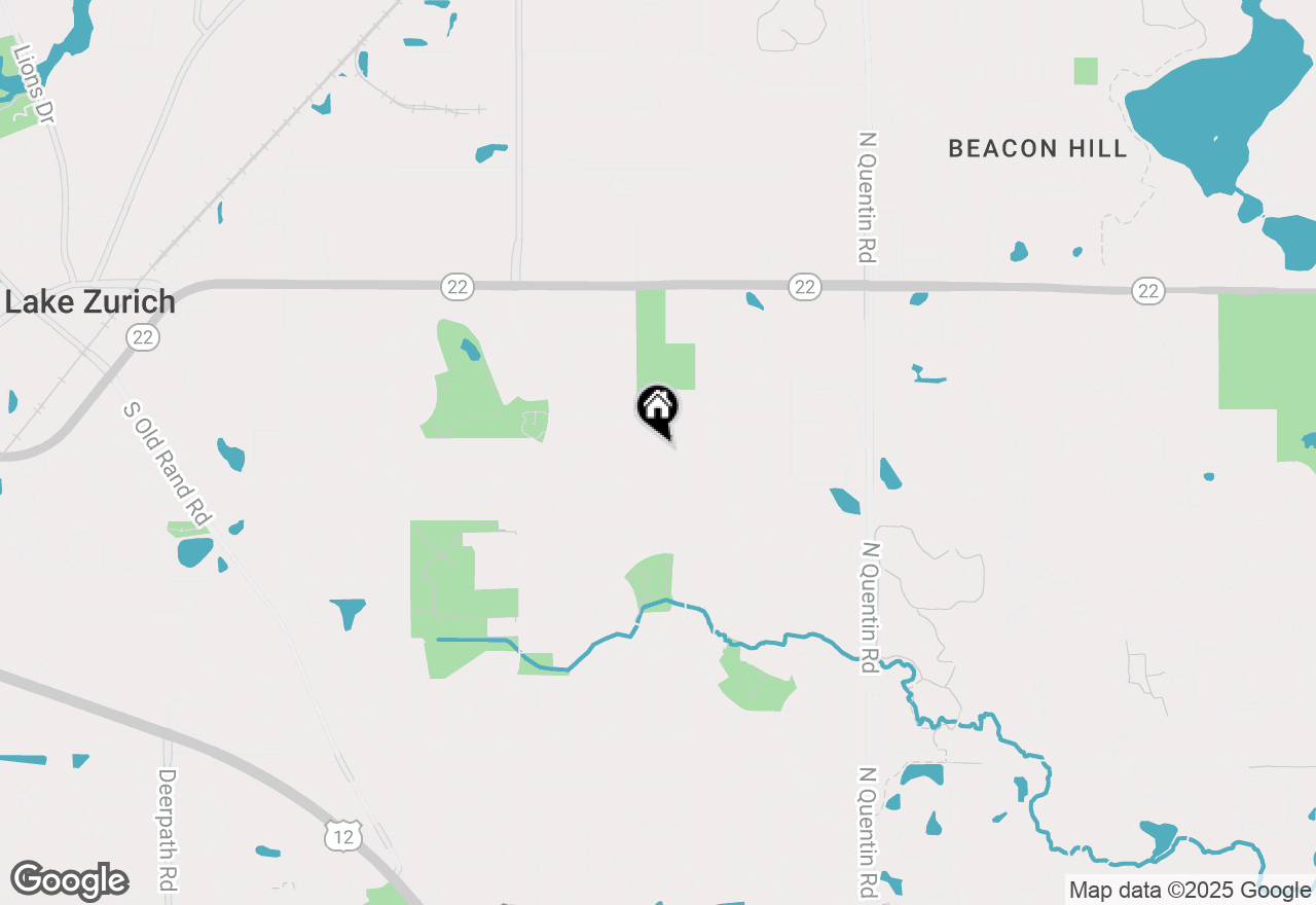 Map of 290 Knox Park Road, Lake Zurich, IL 60047