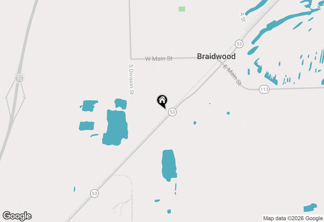 Map of 360 S Washington Street, Braidwood, IL 60408