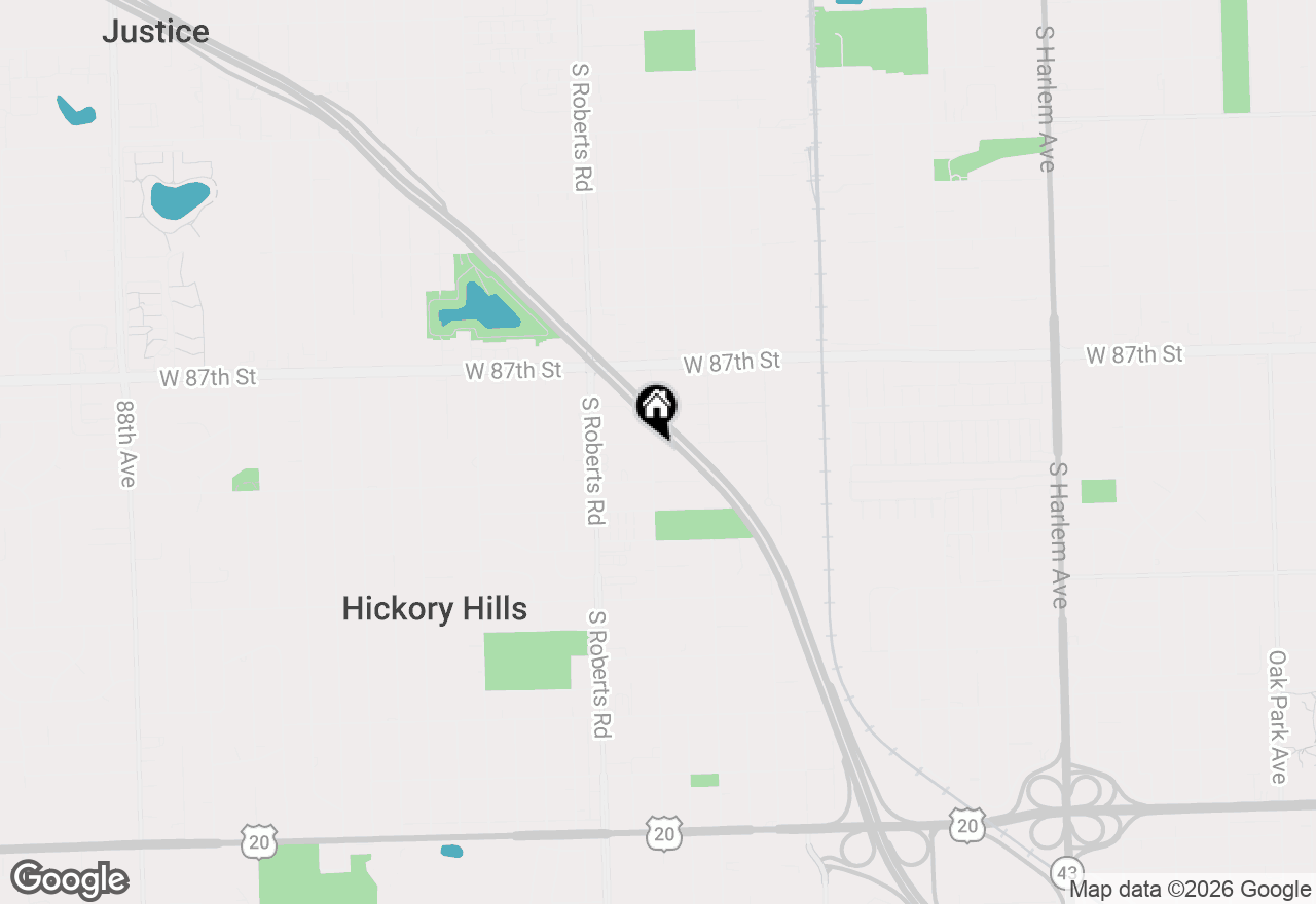 Map of 8805 S 79th Avenue #11, Hickory Hills, IL 60457