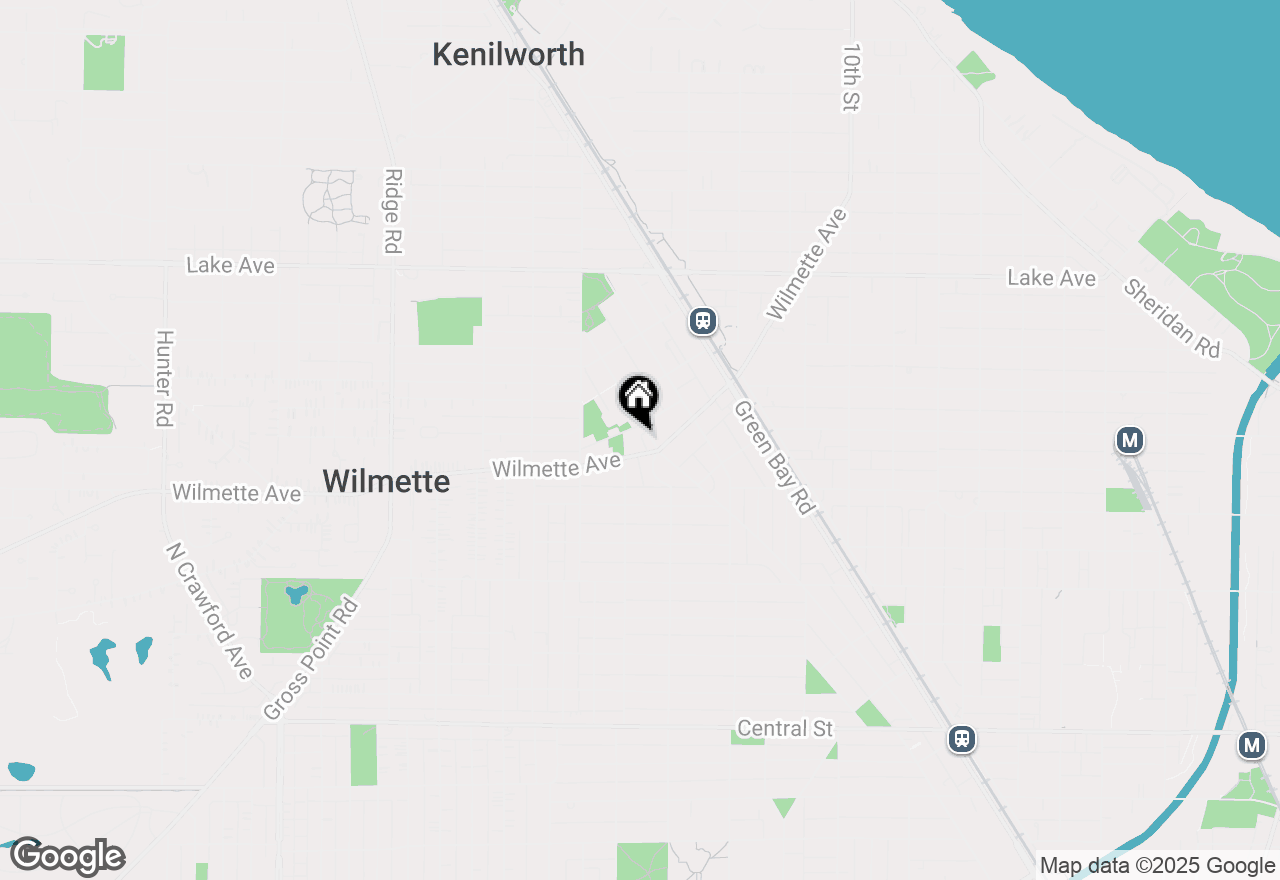 Map of 1410 Wilmette Avenue, Wilmette, IL 60091