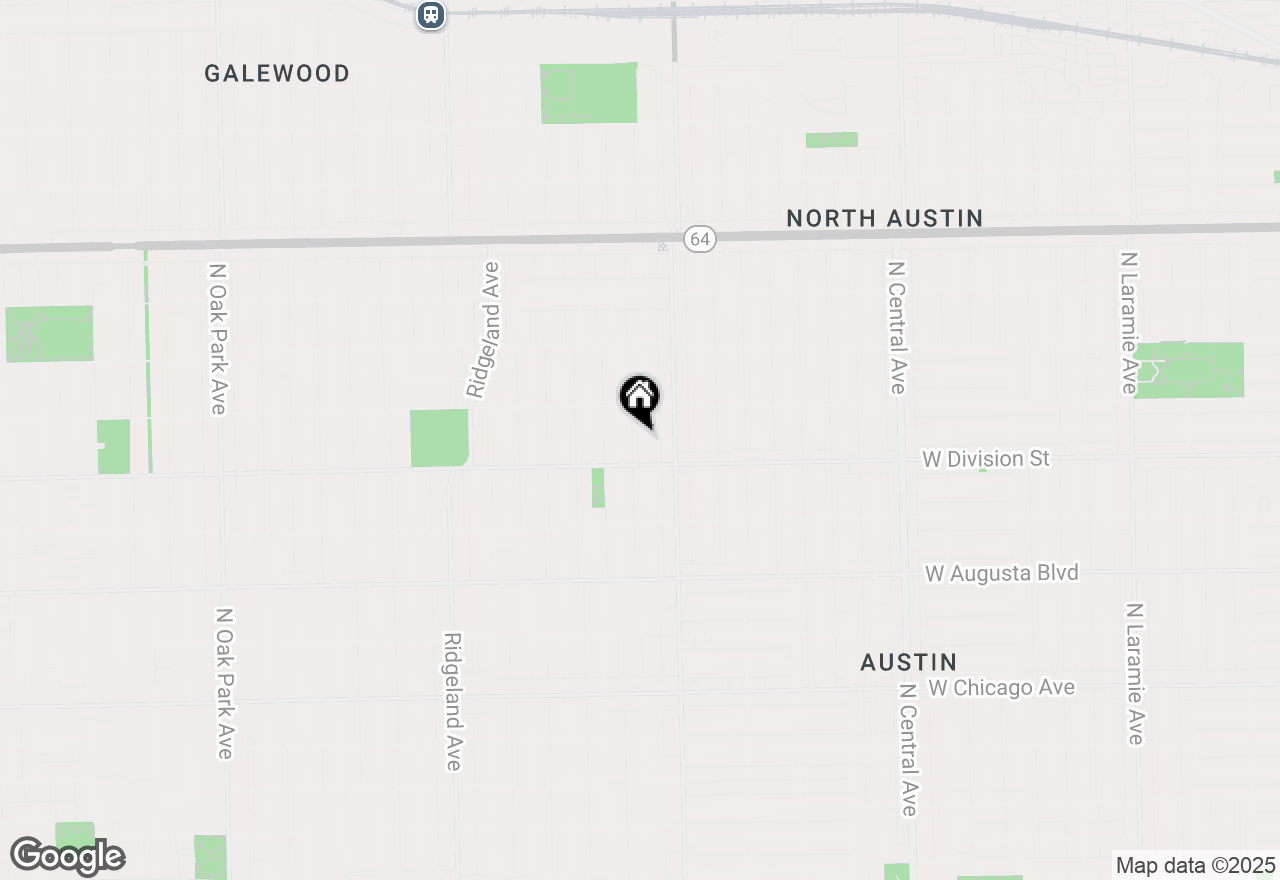 Map of 921 N Humphrey Avenue, Oak Park, IL 60302