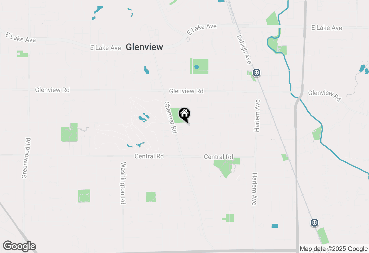 Map of 2311 Linneman Street, Glenview, IL 60025